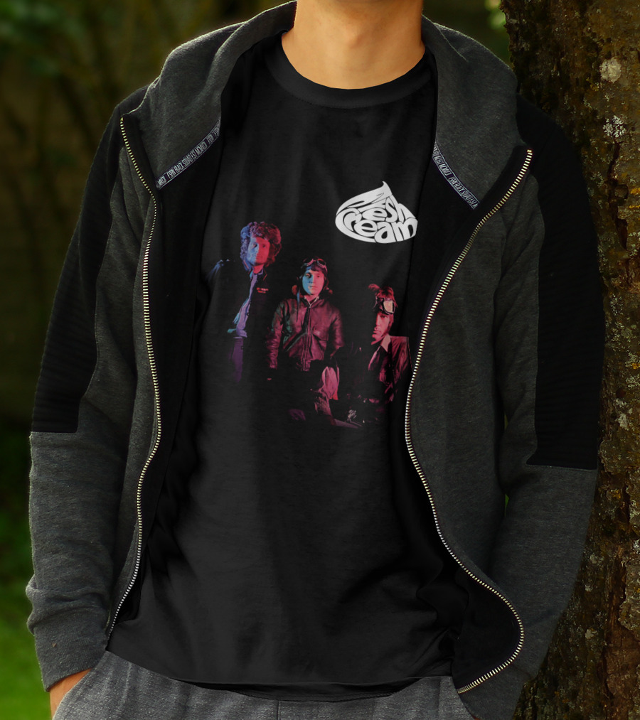 Fresh Cream Band Members Photography T-Shirt