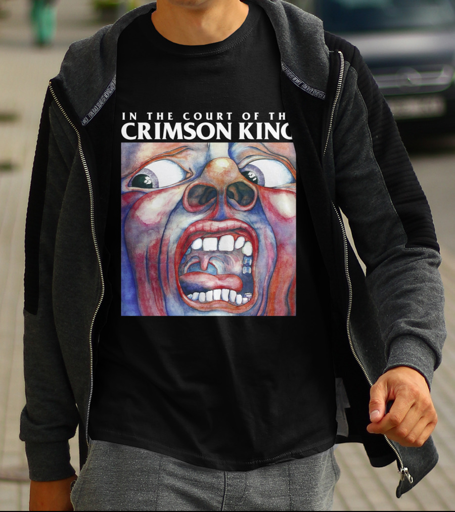 In The Court Of The Crimson King King Crimson Album Cover Iconic Artwork T-Shirt