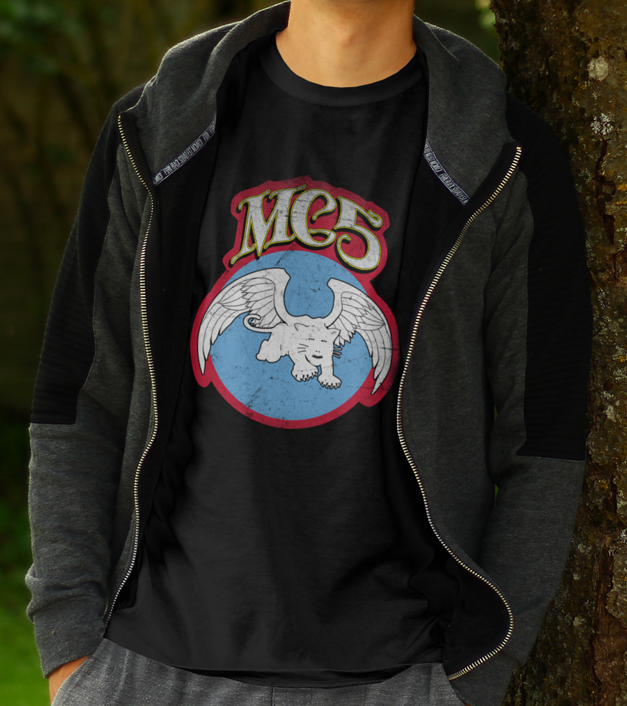 Mc5 Kick Out The Jams Winged Panther T-Shirt