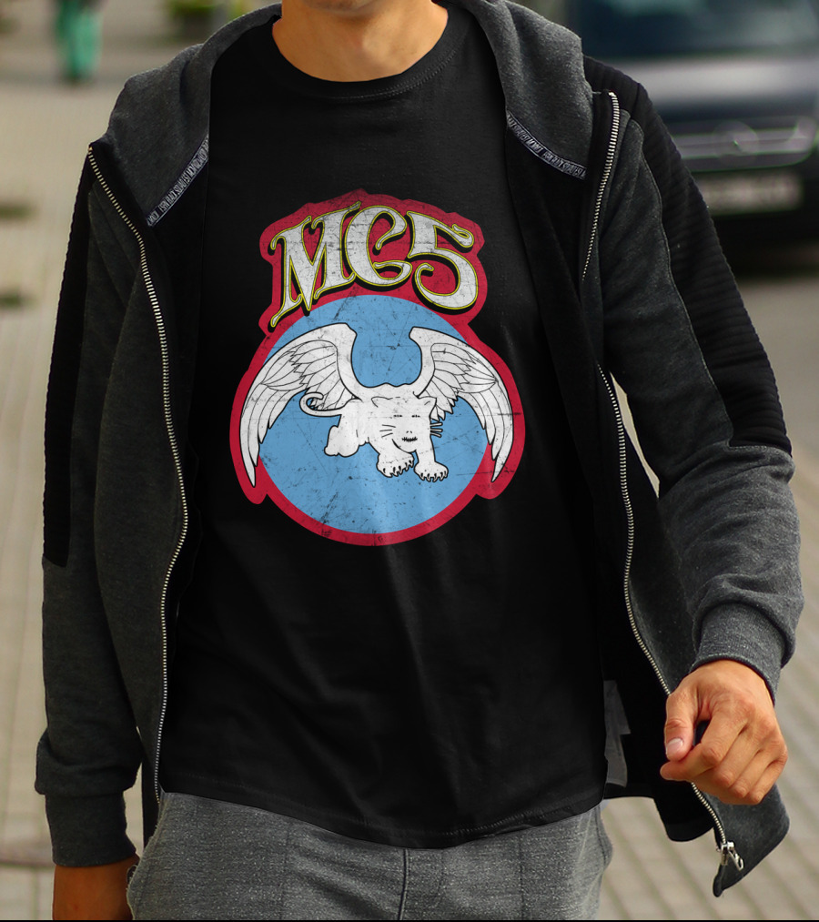 Mc5 Kick Out The Jams Winged Panther T-Shirt