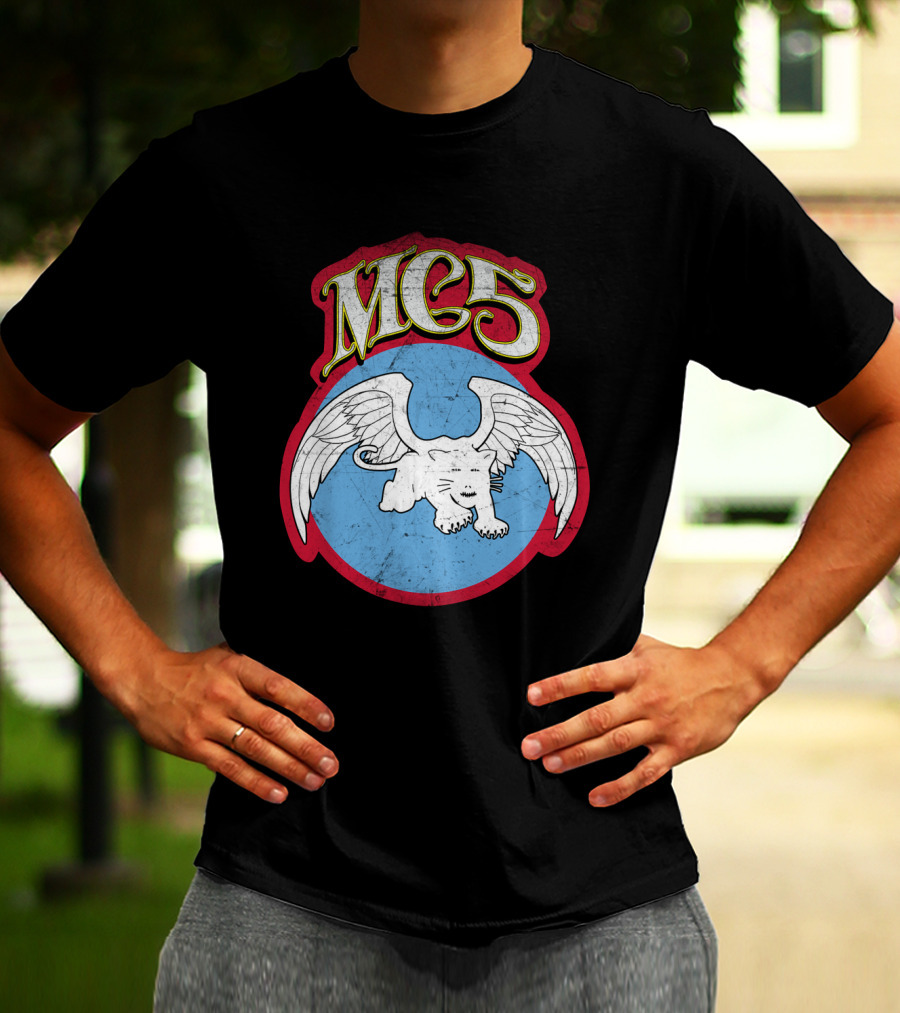 Mc5 Kick Out The Jams Winged Panther T-Shirt