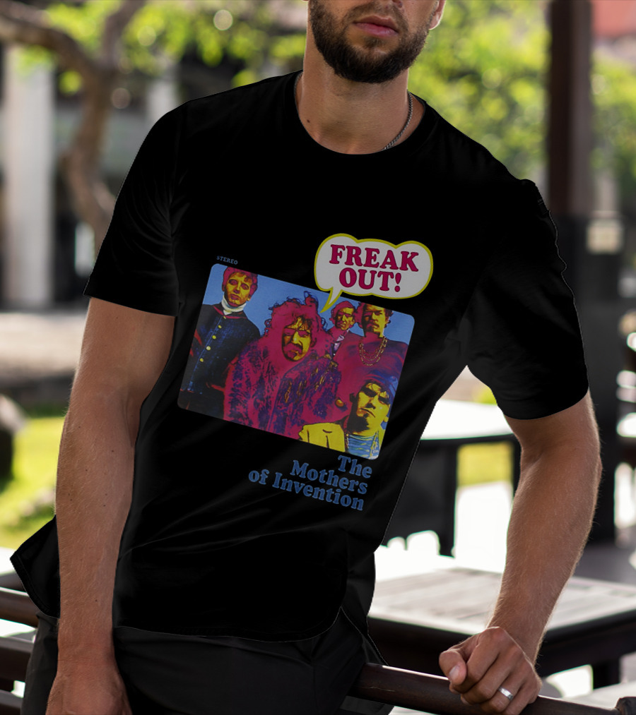 Freak Out The Mothers Of Invention Vintage Album Cover T-Shirt