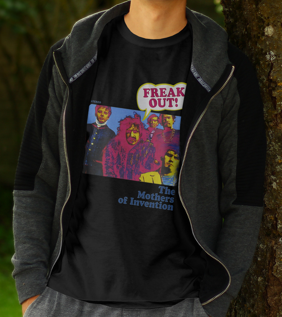 Freak Out The Mothers Of Invention Vintage Album Cover T-Shirt