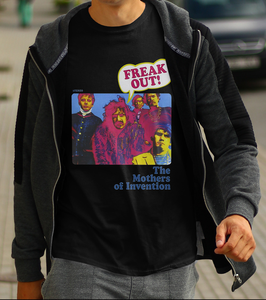 Freak Out The Mothers Of Invention Vintage Album Cover T-Shirt