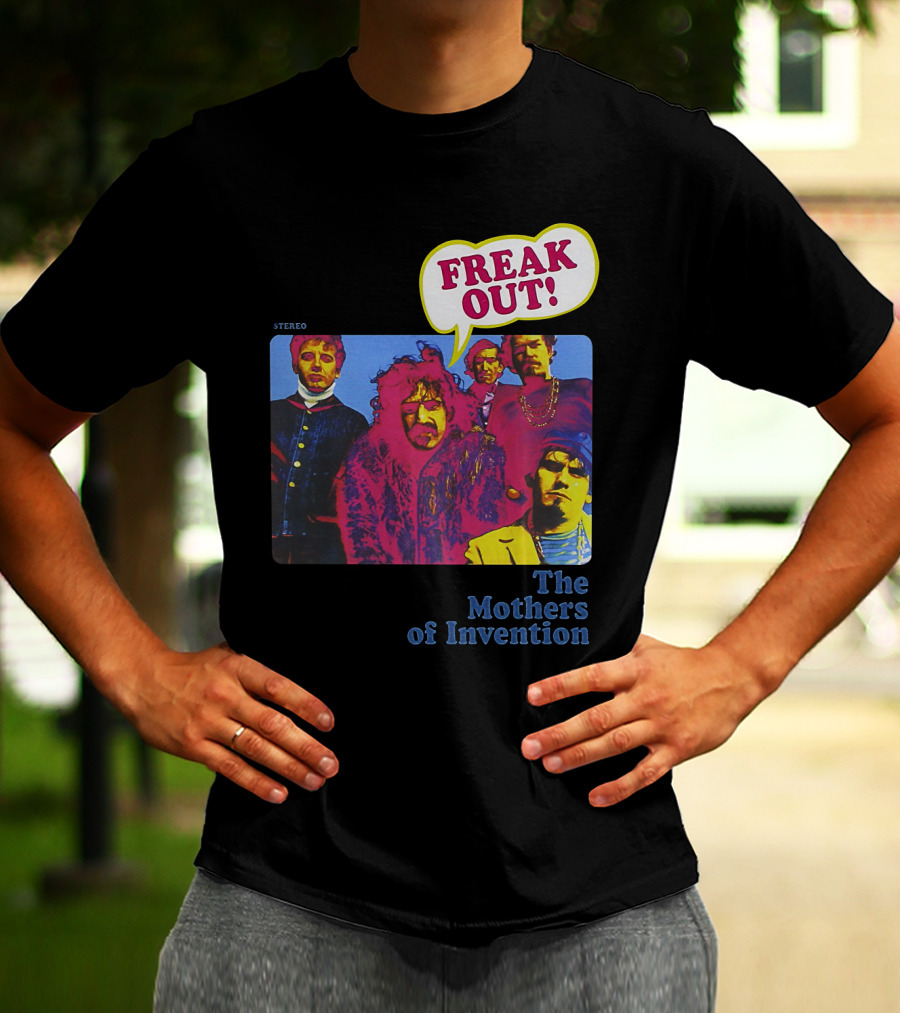 Freak Out The Mothers Of Invention Vintage Album Cover T-Shirt
