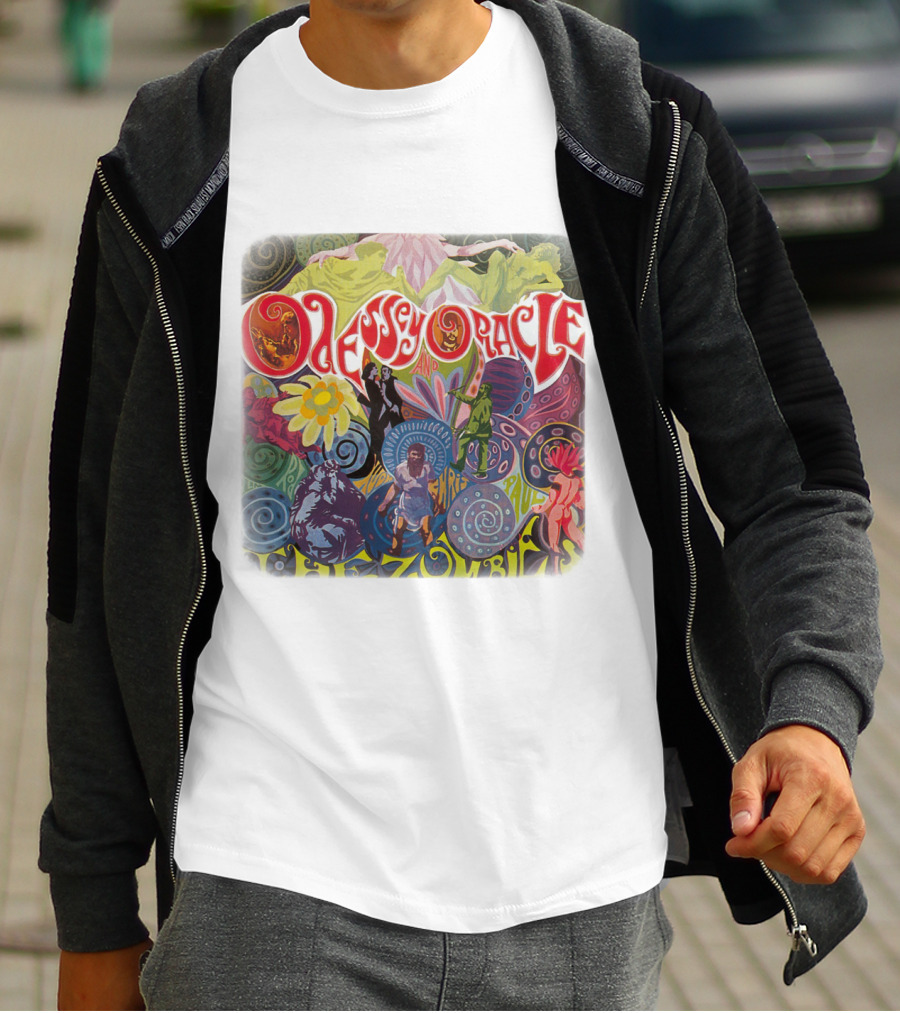 Odessey And Oracle The Zombies Psychedelic Floral T-Shirt