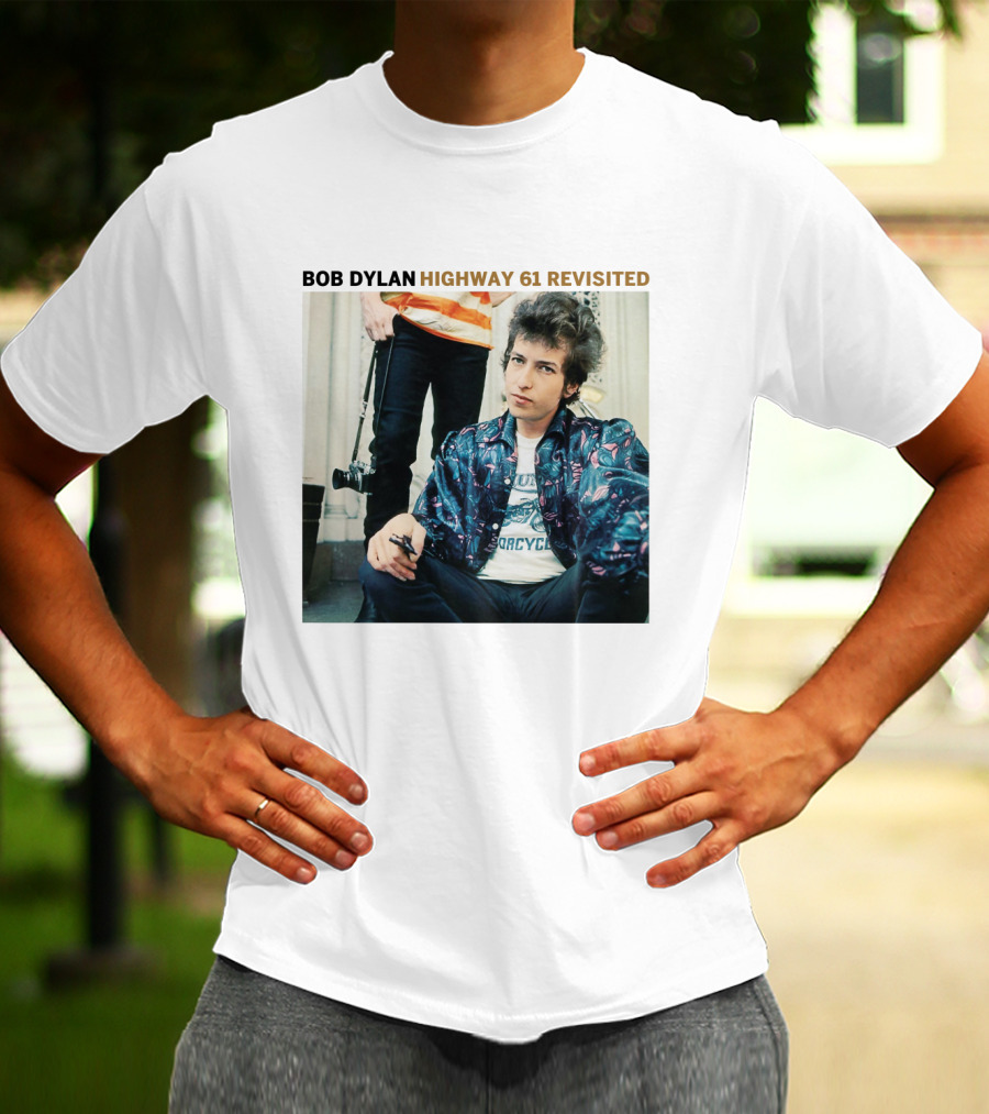 BOB DYLAN HIGHWAY 61 REVISITED 1965 ICONIC ALBUM COVER IMAGE T-Shirt