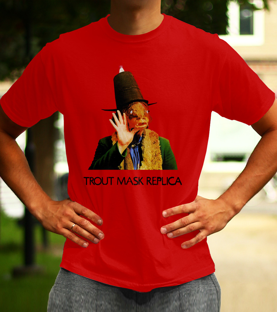 Captain Beefheart Trout Mask Replica Surreal Fish Head T-Shirt