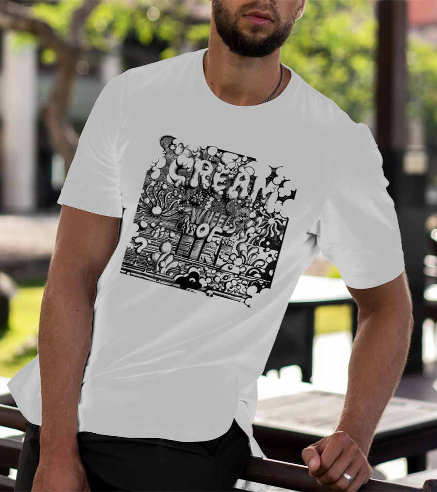 Cream Wheels Of Fire Psychedelic Album T-Shirt