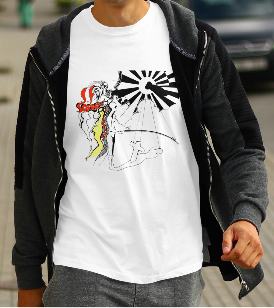 The Pretty Things SF Sorrow Psychedelic Cloud Sun Cross T-Shirt