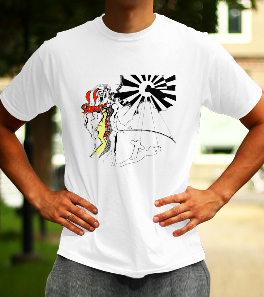 The Pretty Things SF Sorrow Psychedelic Cloud Sun Cross T-Shirt