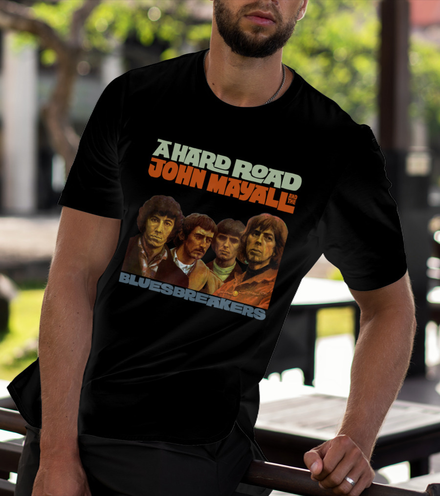 John Mayall And The Bluesbreakers A Hard Road Album Cover T-Shirt