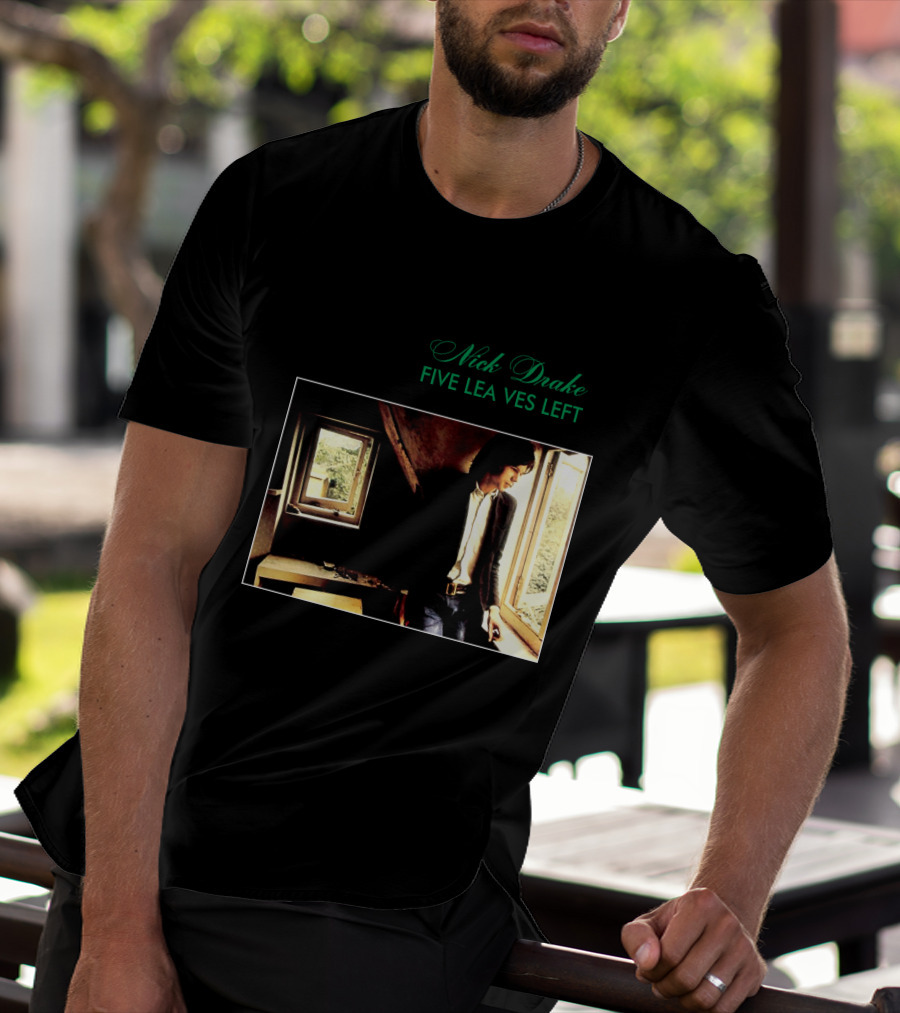 Nick Drake Five Leaves Left 1969 Album Cover T-Shirt