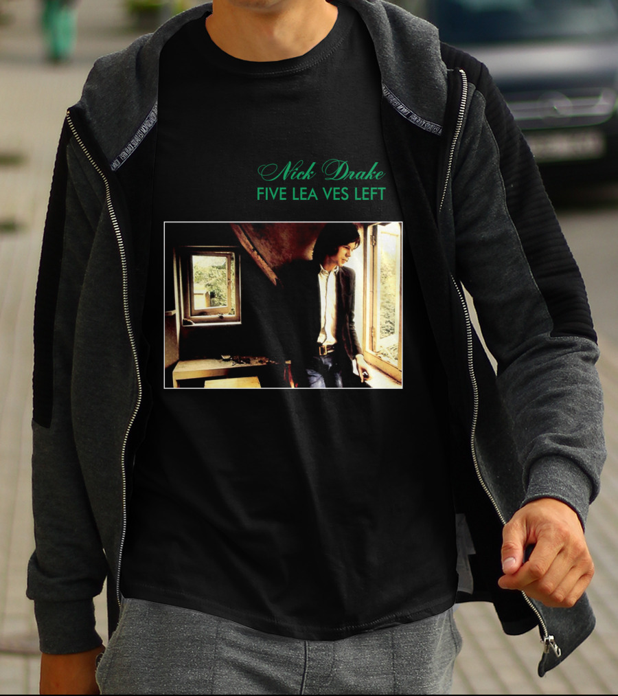 Nick Drake Five Leaves Left 1969 Album Cover T-Shirt