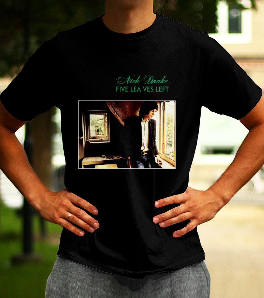 Nick Drake Five Leaves Left 1969 Album Cover T-Shirt