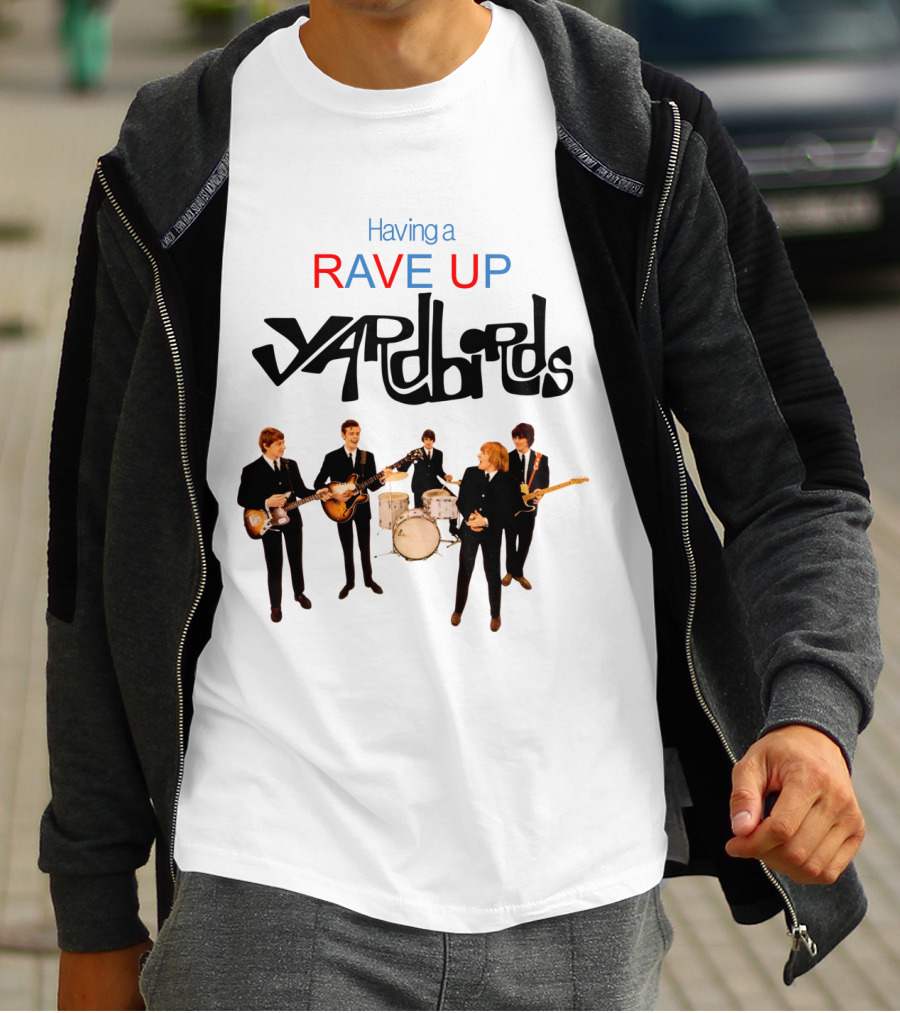 Yardbirds Having A Rave Up Band Performance T-Shirt