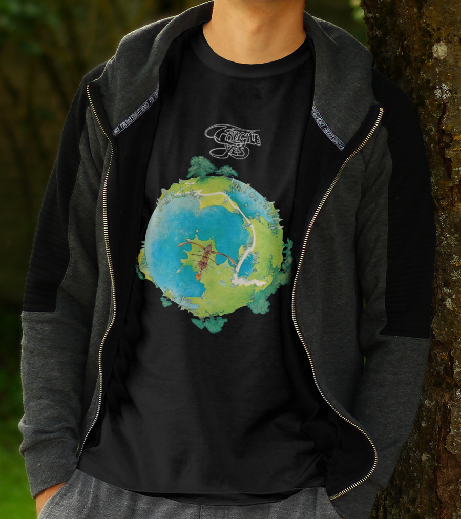 Yes Fragile Earth Island T-Shirt