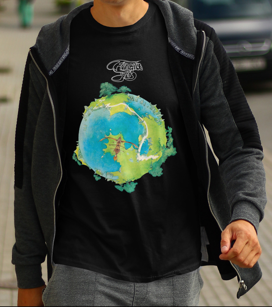 Yes Fragile Earth Island T-Shirt