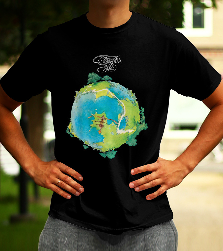 Yes Fragile Earth Island T-Shirt
