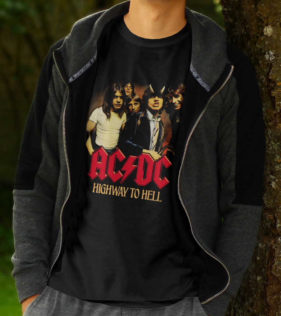 Acdc Highway To Hell Band Members T-Shirt