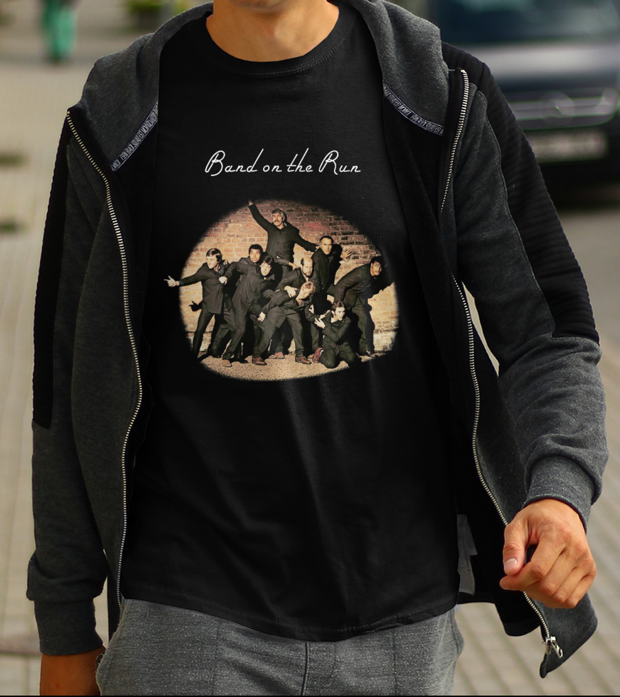 Band On The Run Album Cover Pose Iconic Photograph T-Shirt