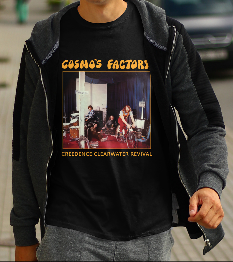 Creedence Clearwater Revival Cosmo's Factory Album 1970 Band Photo T-Shirt