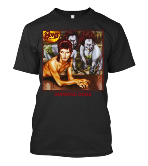 Bowie Diamond Dogs Album Cover T-Shirt