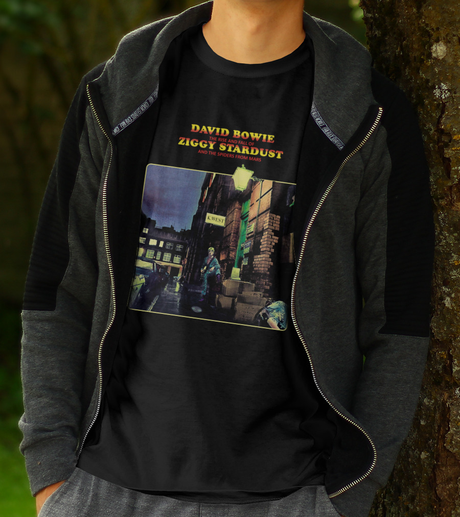 David Bowie The Rise And Fall Of Ziggy Stardust And The Spiders From Mars K. West T-Shirt