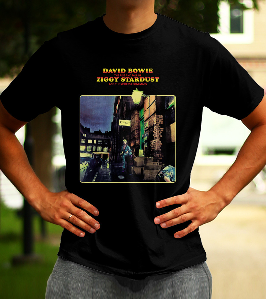 David Bowie The Rise And Fall Of Ziggy Stardust And The Spiders From Mars K. West T-Shirt