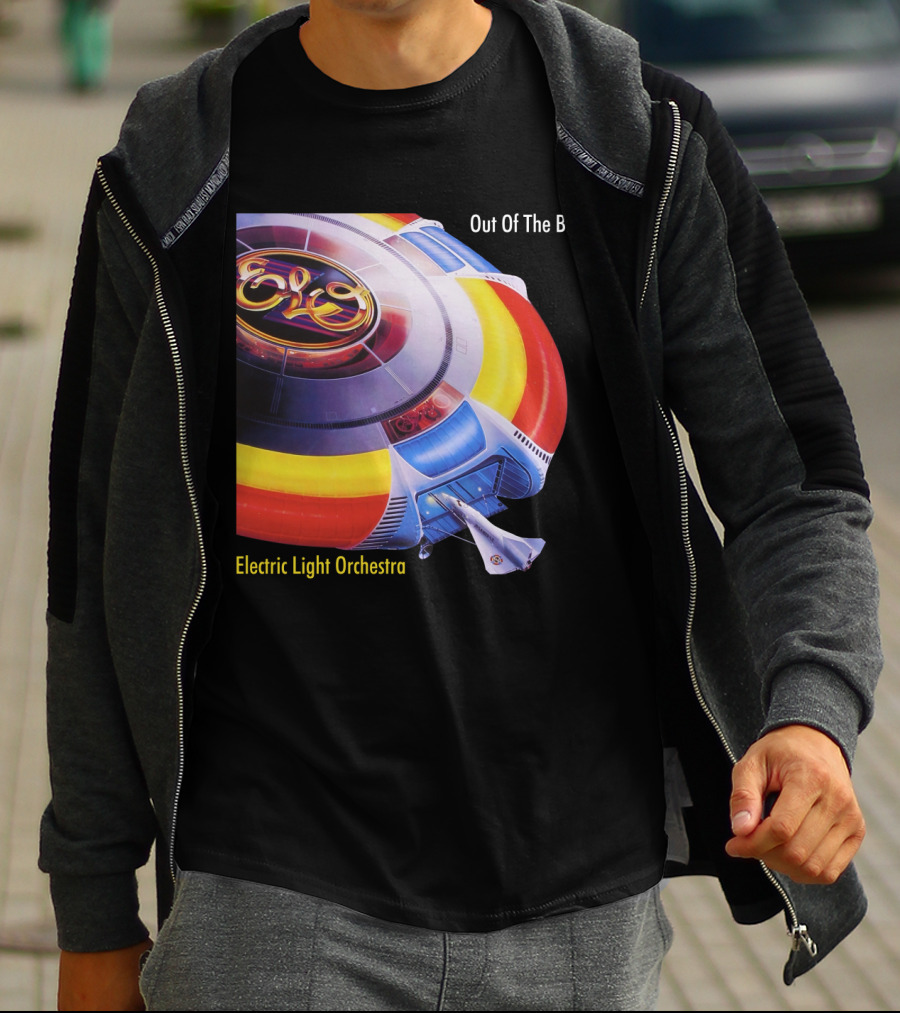 ELO Electric Light Orchestra Out Of The Blue Spaceship T-Shirt