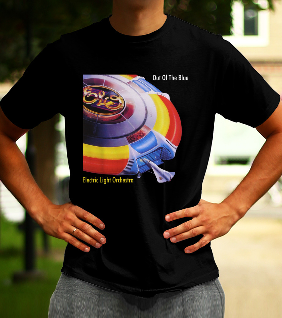 ELO Electric Light Orchestra Out Of The Blue Spaceship T-Shirt