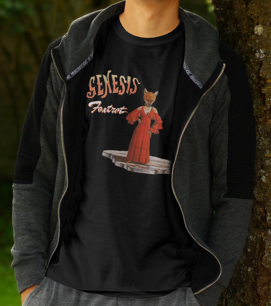 Genesis Fox In Red Dress Foxtrot T-Shirt