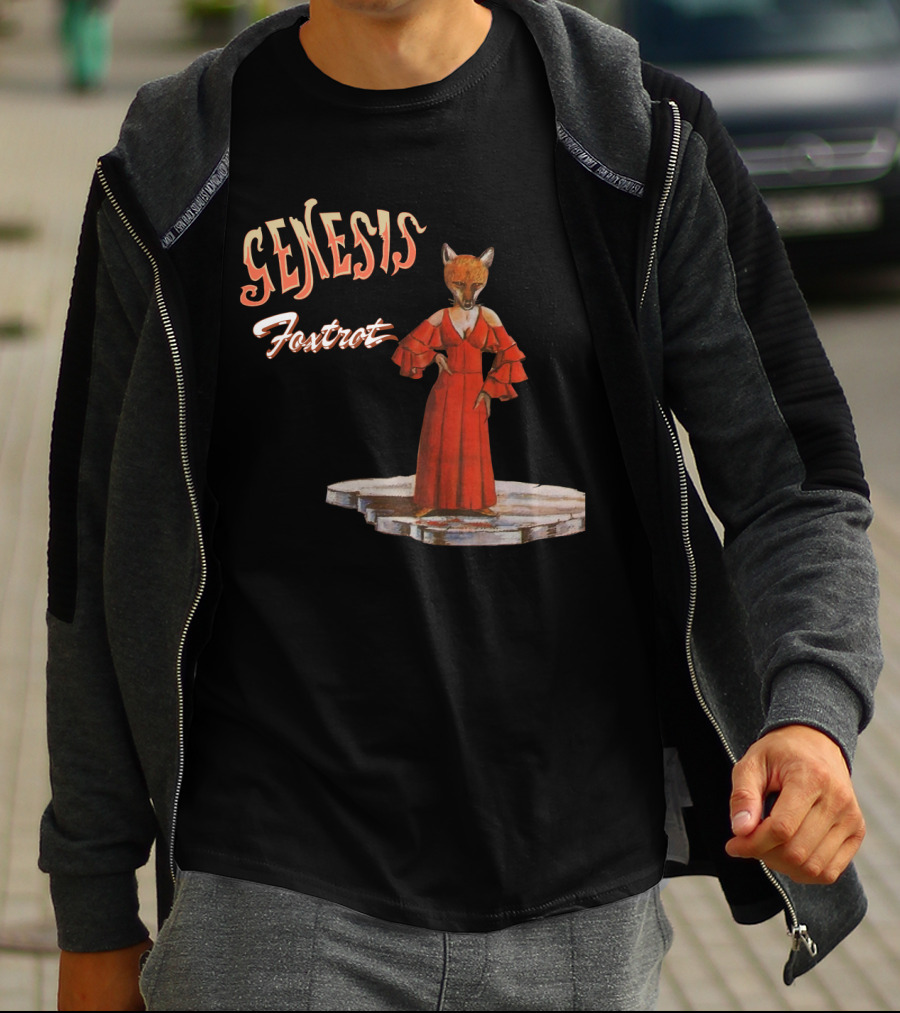 Genesis Fox In Red Dress Foxtrot T-Shirt