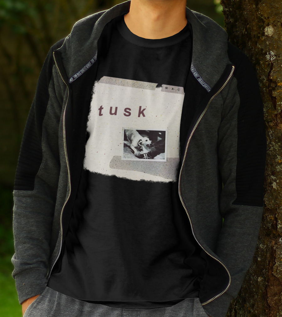 Fleetwood Mac Tusk Album Dog Photo Cover T-Shirt