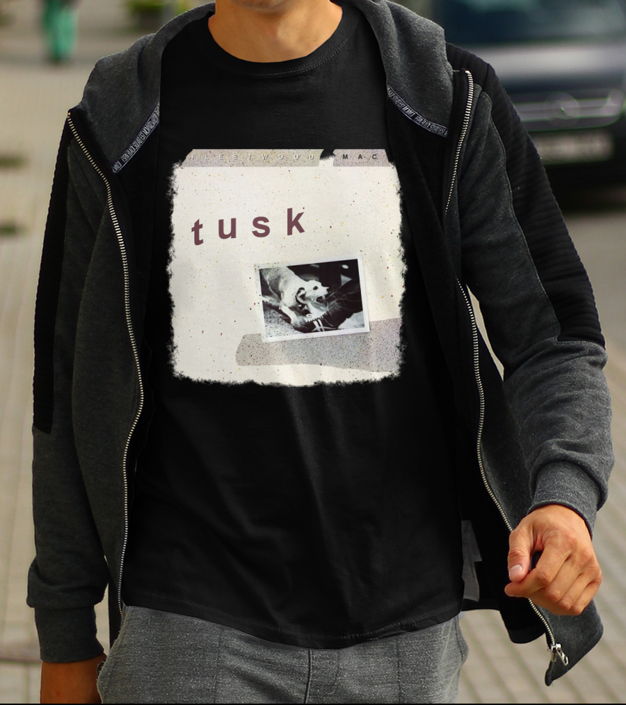 Fleetwood Mac Tusk Album Dog Photo Cover T-Shirt