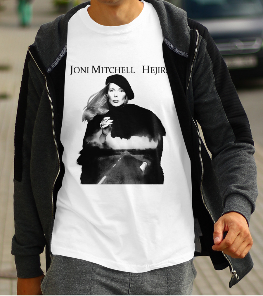 Joni Mitchell Hejira Album Cover Road T-Shirt