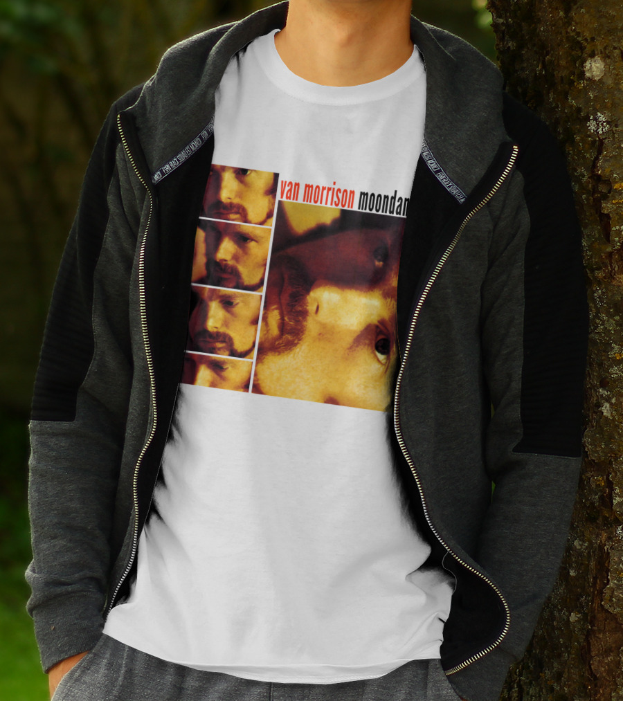 Van Morrison Moondance 1970 Album Cover T-Shirt