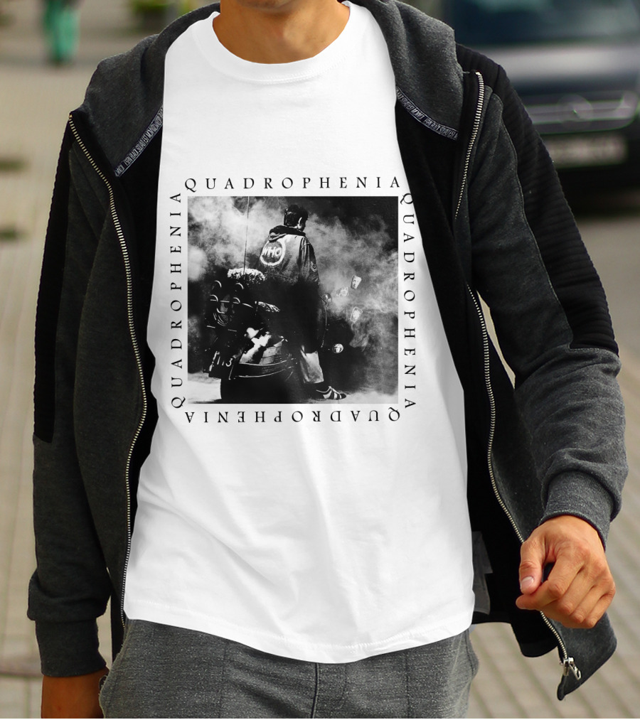 Quadrophenia The Who Motorcycle Jacket Smoke Image T-Shirt