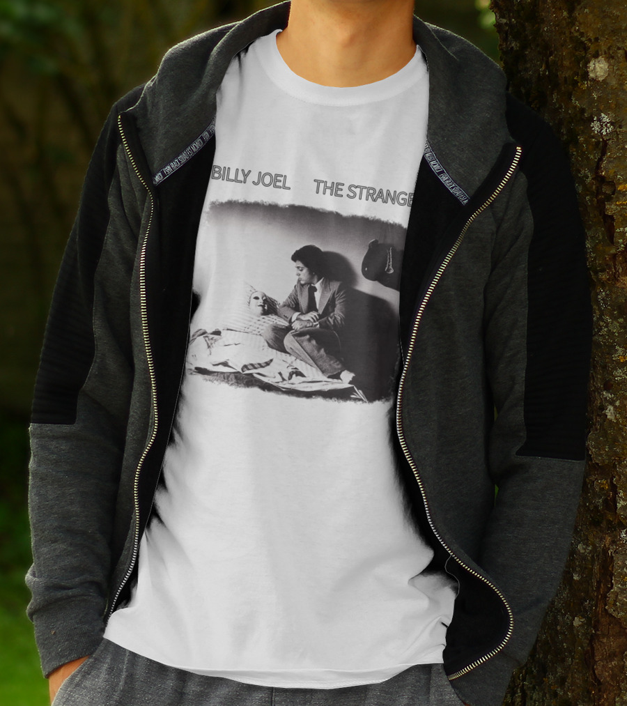 Billy Joel The Stranger Album Cover Sitting On Bed With Mask T-Shirt