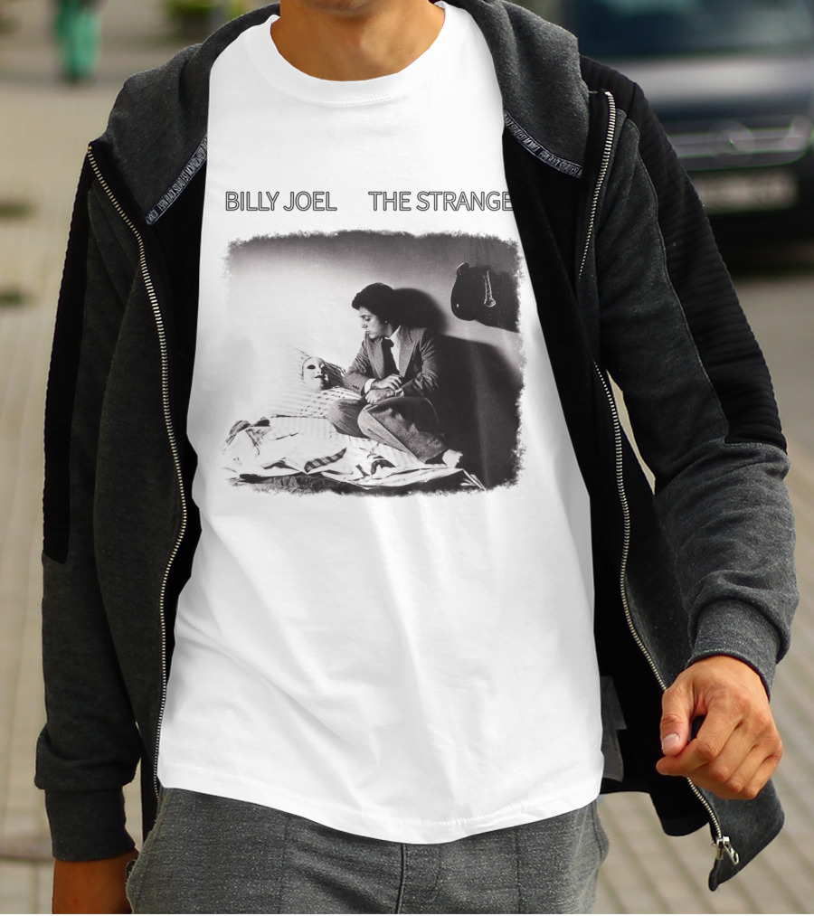 Billy Joel The Stranger Album Cover Sitting On Bed With Mask T-Shirt