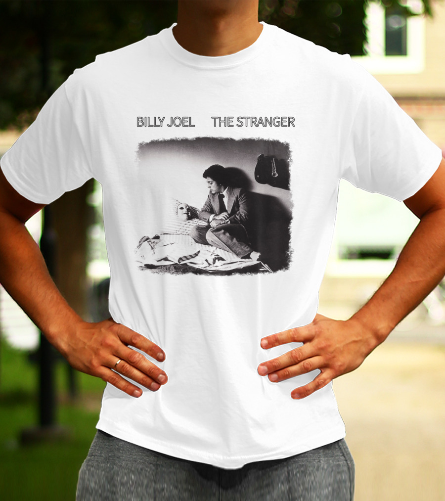 Billy Joel The Stranger Album Cover Sitting On Bed With Mask T-Shirt