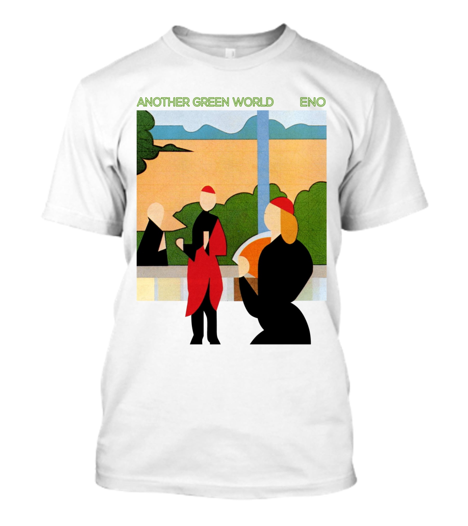 Another Green World Eno Album Artwork Geometric Figures T-Shirt