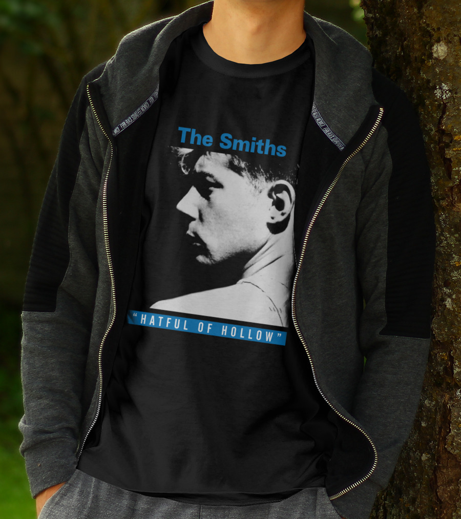 The Smiths Hatful Of Hollow Black And White Profile T-Shirt