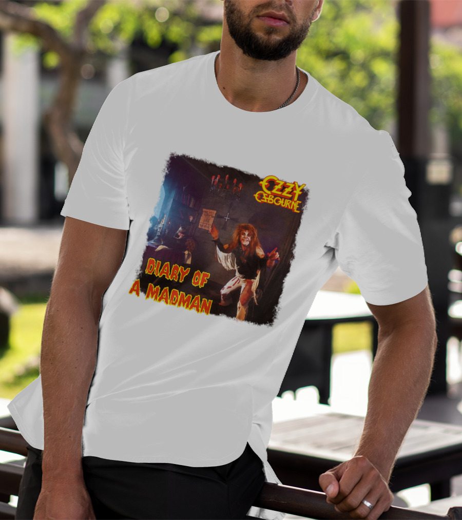 Ozzy Osbourne Diary Of A Madman Album Cover T-Shirt