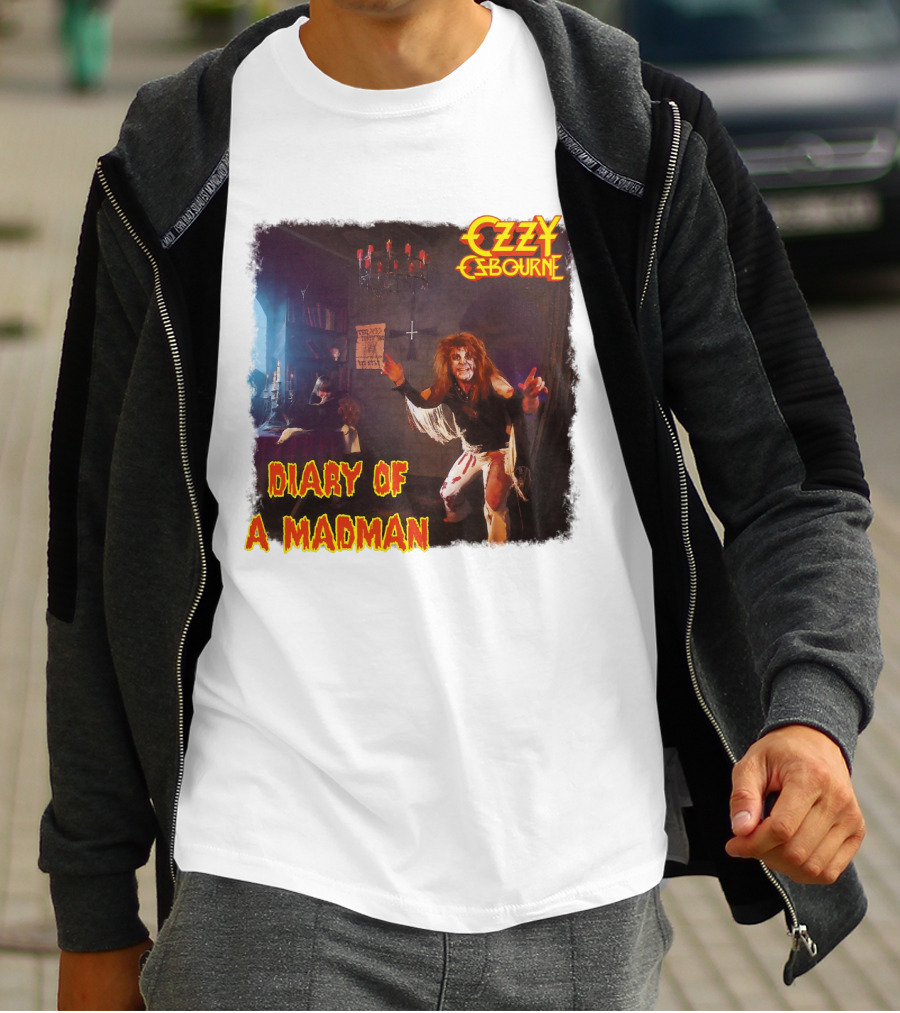 Ozzy Osbourne Diary Of A Madman Album Cover T-Shirt