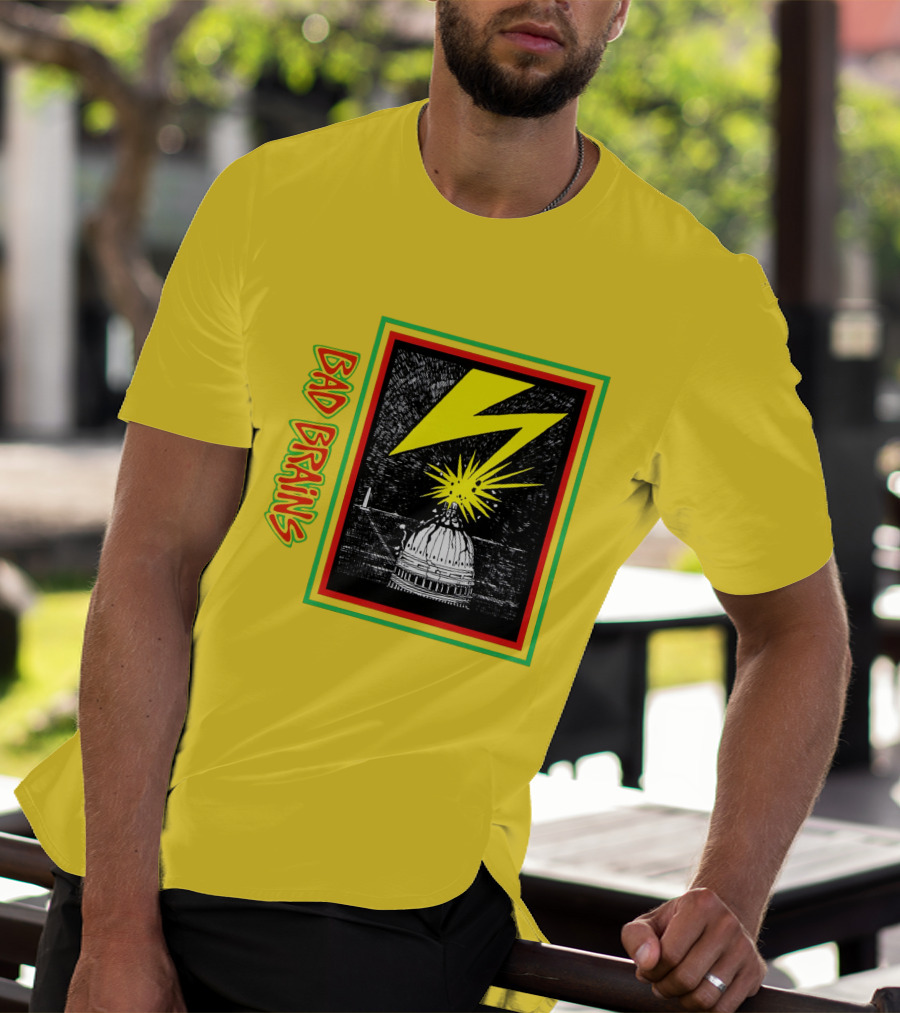Bad Brains Capitol Lightning Bolt T-Shirt