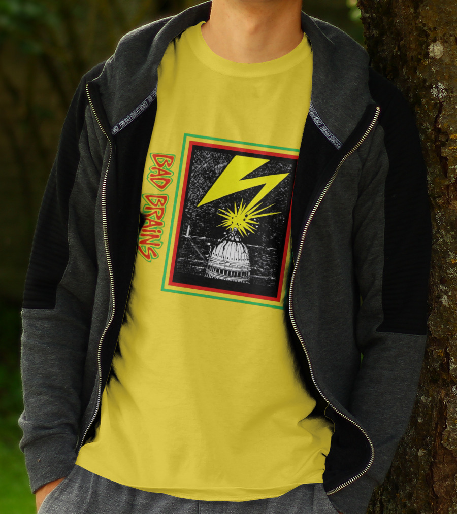 Bad Brains Capitol Lightning Bolt T-Shirt
