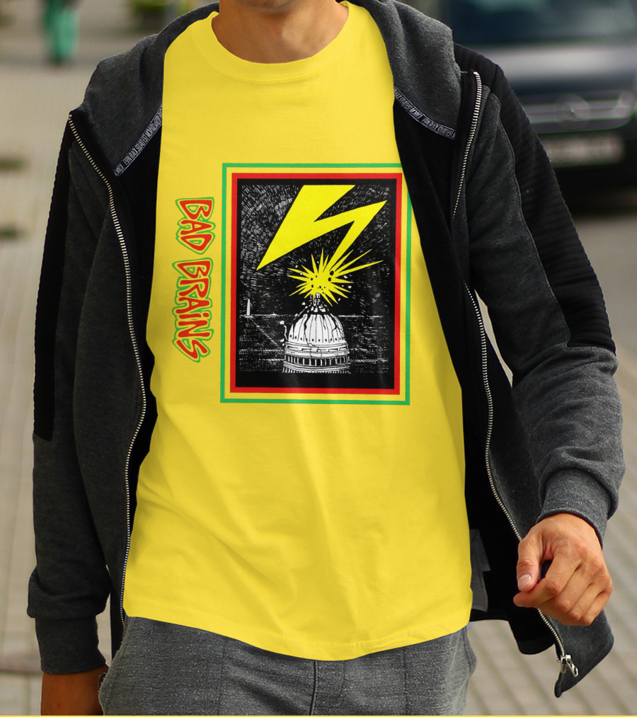 Bad Brains Capitol Lightning Bolt T-Shirt