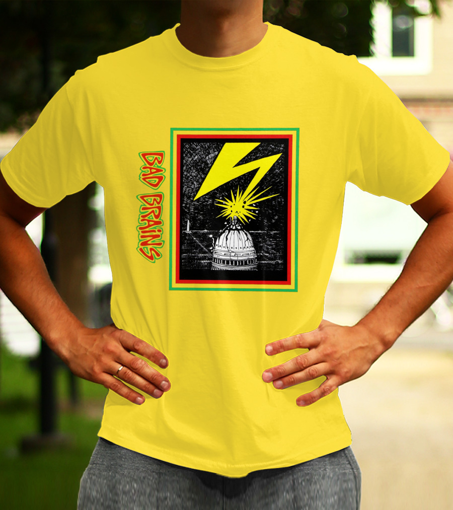 Bad Brains Capitol Lightning Bolt T-Shirt