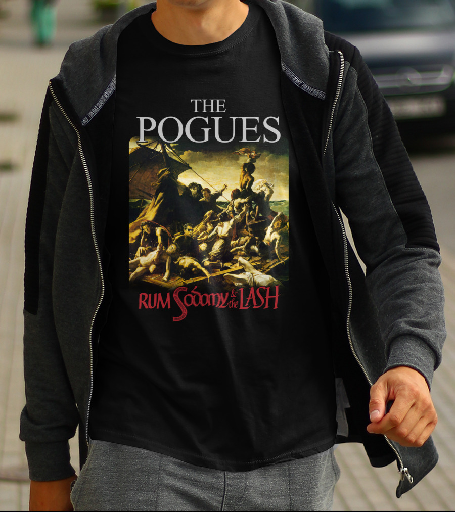 The Pogues Rum Sodomy And The Lash Album Cover Artwork T-Shirt